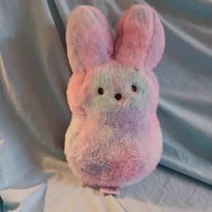 Pastel Tie Dye Peep Reversible Purple Stuffed Animal Easter Plush Toy 9"